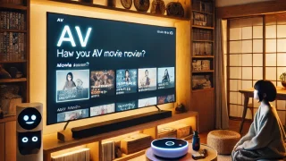 アダルト動画の視聴を選択している女性